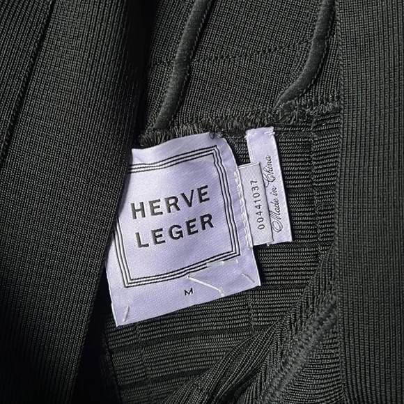 Herve Leger Noma Signature Essential Bandage Dress, Black - Picture 14 of 15